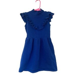 Janie and Jack Cobalt Blue Ruffle Sweater Dress